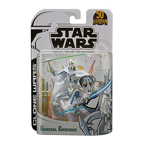 Hasbro Star Wars The Black Series General Grievous 6-Inch Clone Wars Collectible Figure
