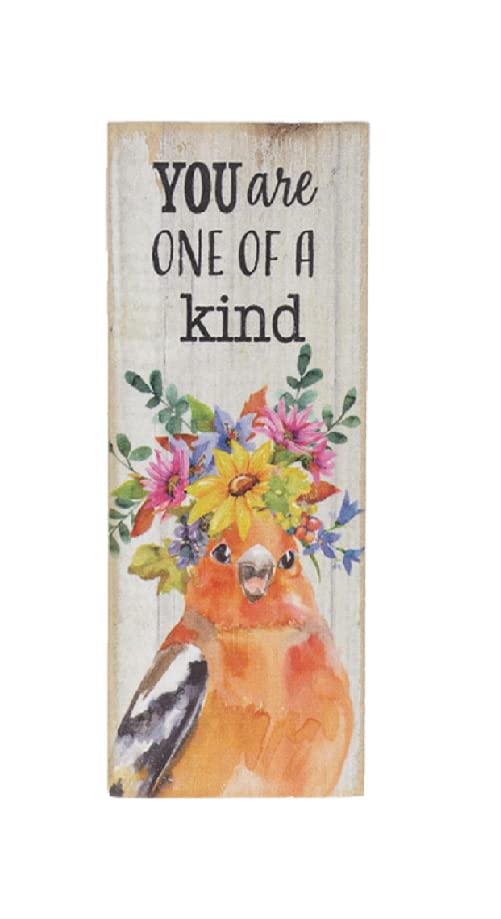 Ganz Block Talk - You are one of a Kind, 10.5-inch Square, Pine Wood