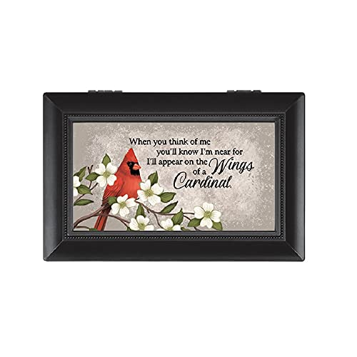 Carson 12793 Wings of a Cardinal Music Box, 6-inch Width