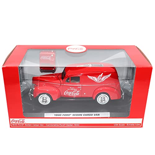 Motor City Classics 1:24 Scale 1940 Coca Cola Ford Delivery Van w/ Cooler
