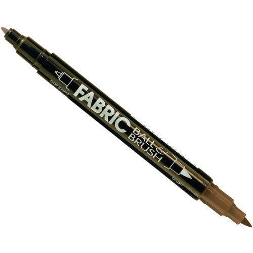 UCHIDA 122-S-6 Ball and Brush Open Stock Fabric Marker, Brown