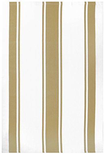 MUkitchen 100% Cotton Oversized Designer Kitchen Towel, Flax - 20 x 30 inches