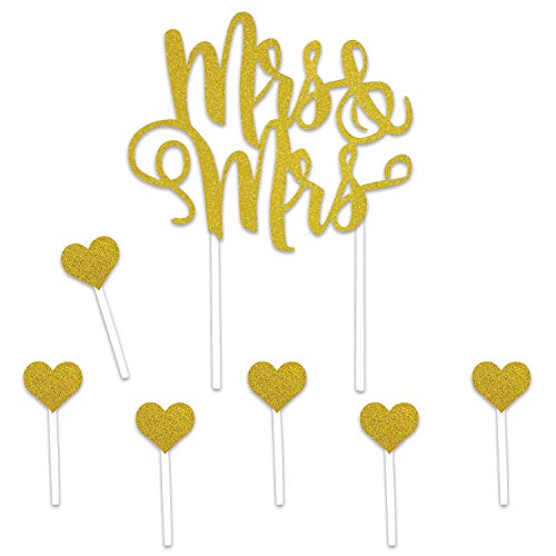 Beistle Mrs and Mrs Cake Topper - 1 Pc