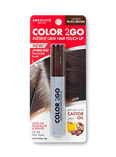 Absolute New York Color 2 Go Hair Mascara Black Brown