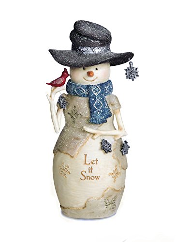 Pavilion Gift Company 81126 Let It Snow Snowman Figurine, 6"