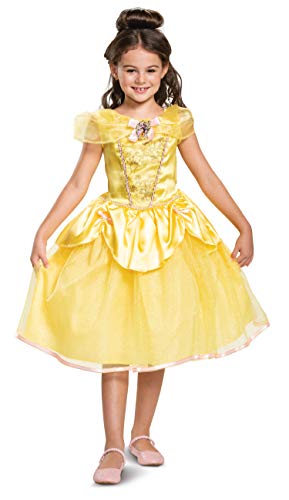 Disguise Disney Princess Belle Classic Girls' Costume, Yellow