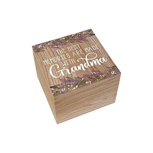 Carson Home Memory Box, 8-inch Height, Wood (Grandma)