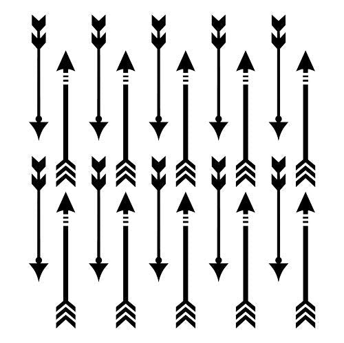 Arrow All Over Pattern Stencil by Designer Stencils (10 mil Plastic)