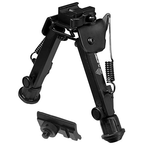 Leapers UTG Super Duty Bi-pod with QD Lever Mount, Height 6.0"- 8.5" , Black