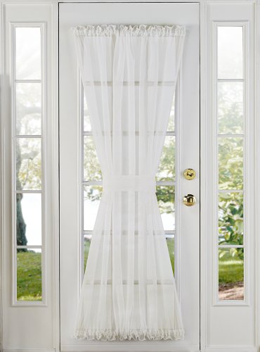Belle Maison Stylemaster Elegance Sheer Voile Door Panel, 60" x 72‚Äö√Ñ√π, Beige