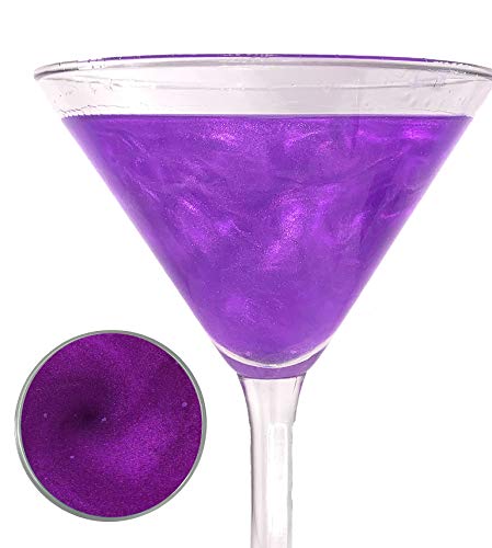 Ultimate Baker Snowy River Purple Cocktail Glitter - All Natural Edible Glitter for Drinks, Beverage Glitter, Champagne Glitter, Drink Glitter (12 Gram, Purple)