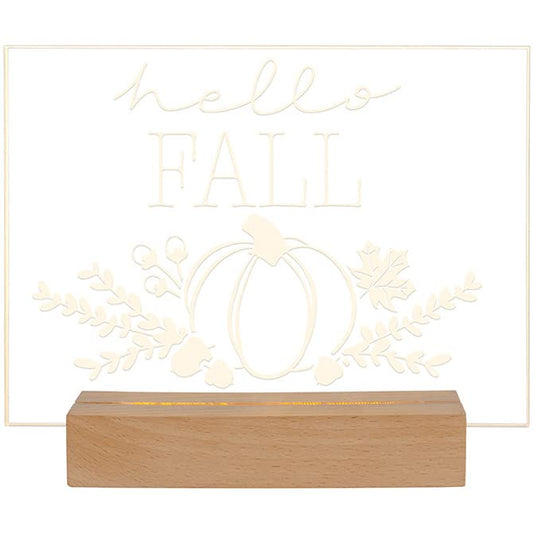 Carson Home Hello Fall LED Sign, 7.75-inch Width