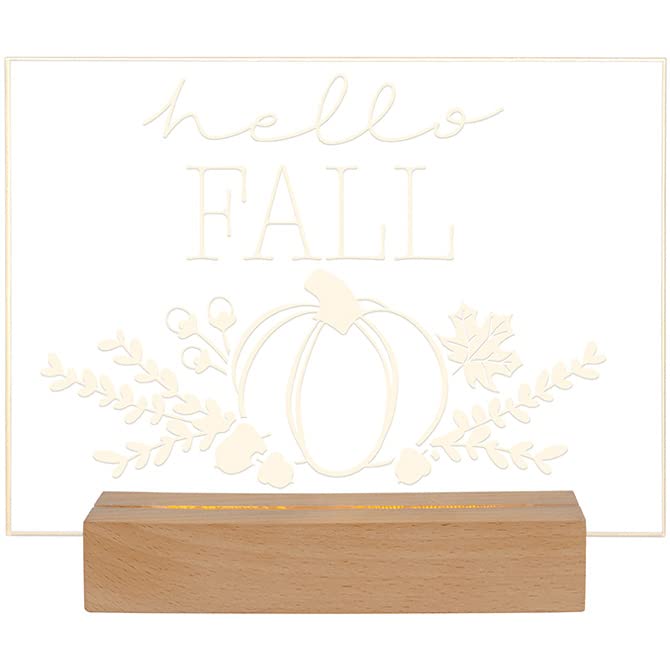 Carson Home Hello Fall LED Sign, 7.75-inch Width