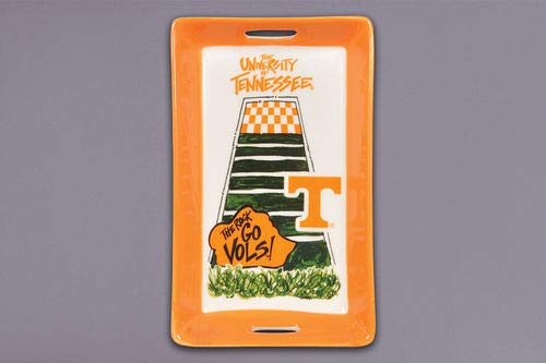 Magnolia Lane Ceramic Collegiate Handled Mini Tray (Tennessee)