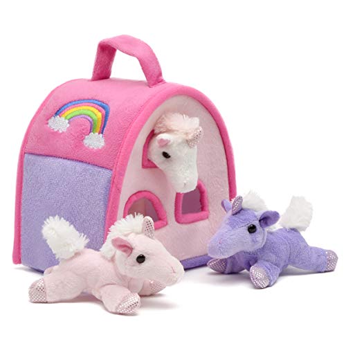 Unipak Unicorn Finger Puppets | 3 Unicorn Finger Puppets are Removeable | Super Plush