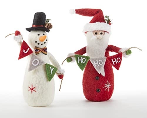 Delton Wool Chr Piece with Banner, 2 Assortment