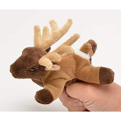 Unipak 1155EK Elk Finger Puppet, 5-inch High, Brown