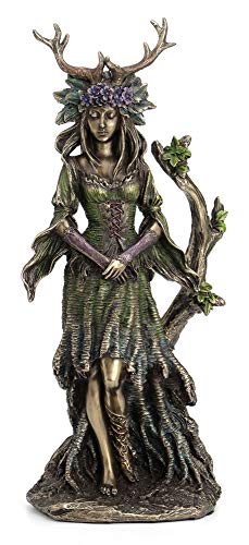 Unicorn Studio Veronese Design Guardian Goddess of The Trees Bronze Finished Statue