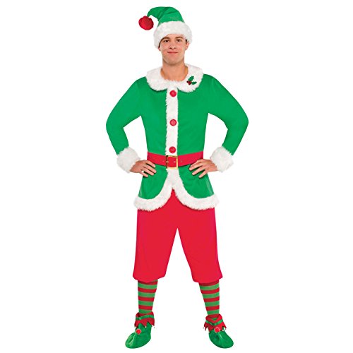 Amscan North Pole Elf Costume Set | Adult Size | 1 Pc