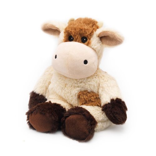 Intelex Cozy Plush Cow Microwaveable Soft Stuffed Animal Toy
