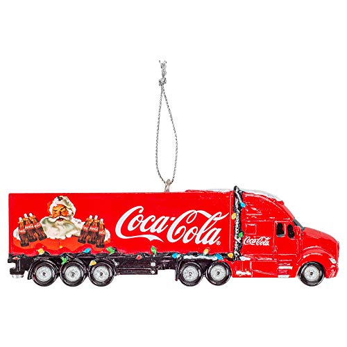 Kurt Adler CC2204 Coca-Cola Truck Holiday Ornament, 5-inch Length, Resin