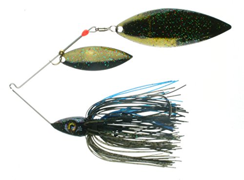 Nichols Lures DF12-1 Pulsator Depth Finder Metal Flake Spinnerbait, 1oz, Jt's Best Color Ever