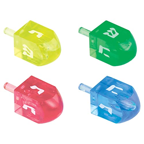 Amscan Hanukkah Plastic Dreidel Game Pack, 4 Ct. | Party Favor