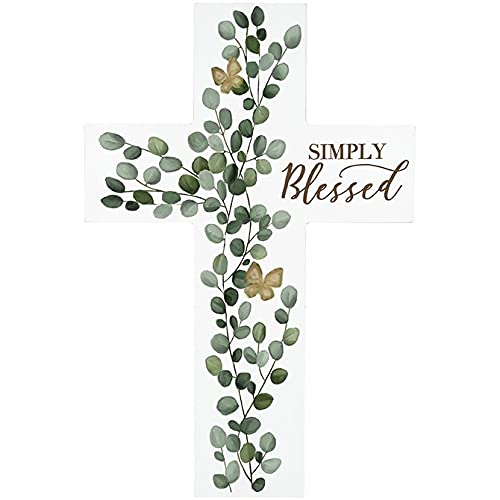 Carson Wall Cross-Simply Blessed (9.25" x 14") (Pack of 2)