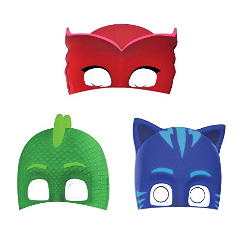 Amscan PJ Masks Masks [Contains 4 Manufacturer Retail Unit(s) Per Amazon Combined Package Sales Unit] - SKU# 360241