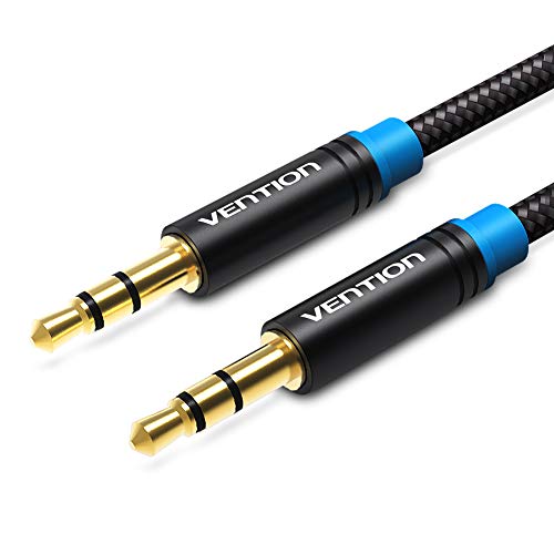 VENTION 3.5 mm Audio Cable, 10FT 3.5mm Stereo AUX Cable Male to Male Auxiliary AUX Cord Gold-Plated Compatible with Headphones, Smartphone, Car Stereo, Laptop, Speaker