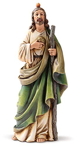 Roman Religious Gifts Patron of Hopeless Causes Saint St Jude Statue Figure 6 Inch