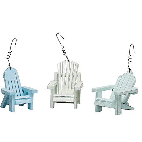 Primitives By Kathy Beach Chair Ornaments - Pastel