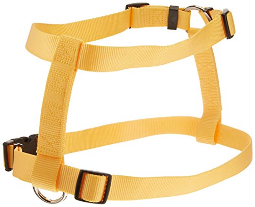 OmniPet Kwik Klip Adjustable Nylon Pet Harness, Yellow, Large