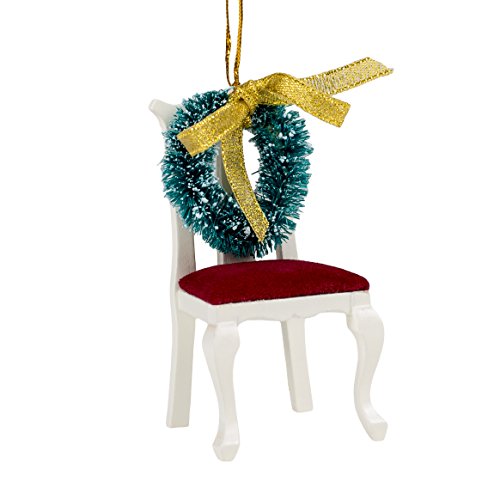 Roman, Inc. "Chair with Wreath" Memorial Ornament