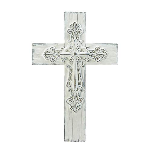 Sigma SLC ORNATE WHITEWASHED CROSS