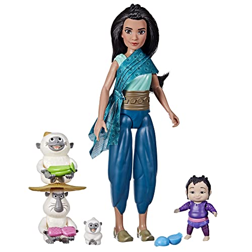 Hasbro Disney's Raya and The Last Dragon, Raya, Ongis, and NOI Pack, Fashion Doll Clothes and Accessories, Toy for Kids 3 and Up