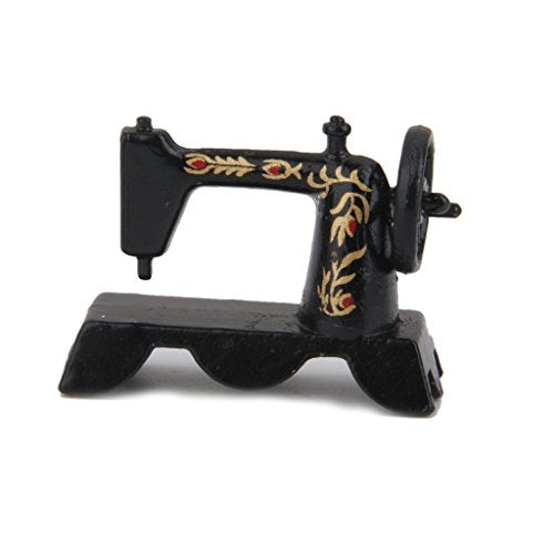 Aztec Imports International Miniatures Dollhouse Miniature Portable Old Fashioned Sewing Machine