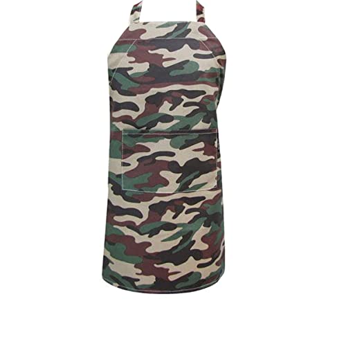 Two Lumps of Sugar Camo Child Apron, 25.5-inch Length, Cotton