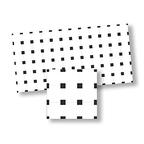 Aztec Imports Melody Jane Dollhouse Black & White Spanish Mosaic Floor Tile Sheet Miniature Flooring