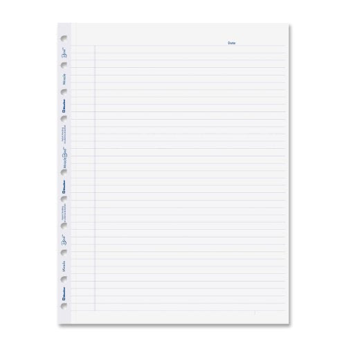 Rediform Blueline MiracleBind Notebook Refill Sheets Ruled 11x9.06-Inch 50 Sheets (AFR11050R)