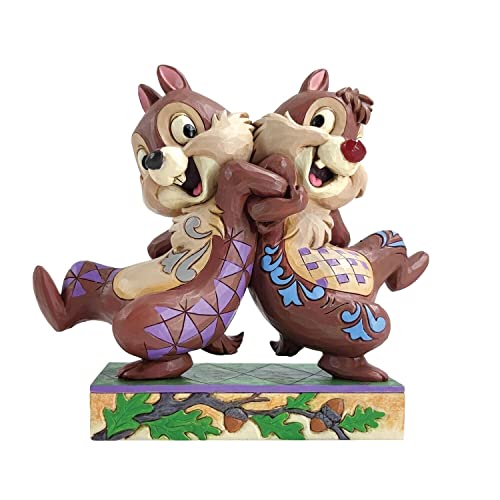 Enesco Disney Traditions Chip and Dale, Figurine, 5.25in H