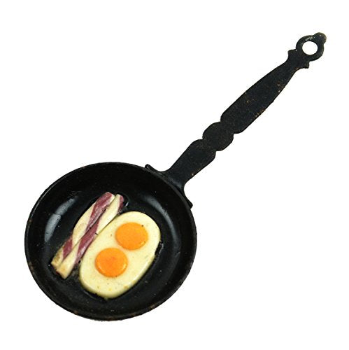 Midwest Design Touch of Nature Miniature Pan of Eggs and Bacon 2.5" 1pc