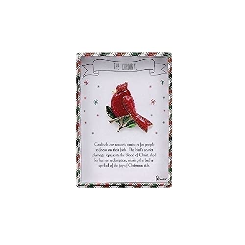 Roman Cardinal Christmas Pin