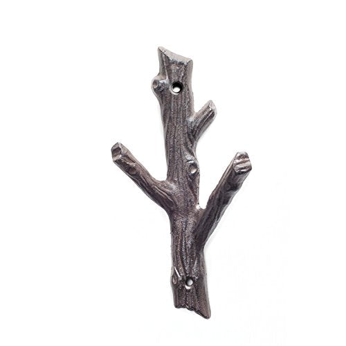 Abbott Collection  Dark Brown Small Branch Double Hook