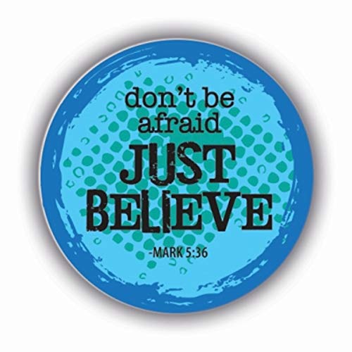 Cathedral Art Car Vent Clip-Just Believe, One Size, Multicolored