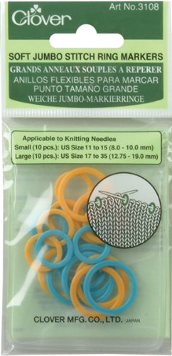 Clover Soft Jumbo Stitch Ring Markers