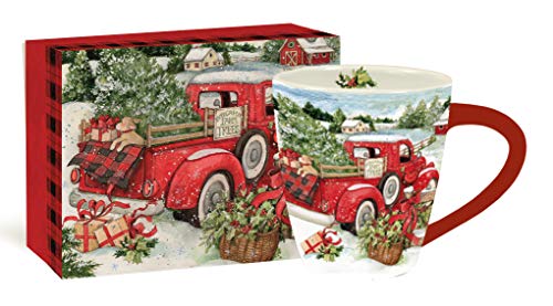 Lang Snowy Truck Caf√© Mug , 17 oz, Multi