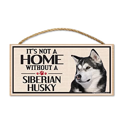 Imagine This Company Wood Sign for Siberian Husky Dog Breeds