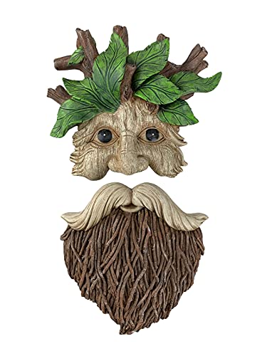 Red Carpet Studios Outdoor Resin Garden Tree Face, 13.78 Inches, Old Man Twigs