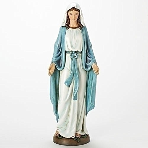 Roman Mother Mary Our Lady Peace 18 inch Resin Stone Inspirational Figurine Decoration